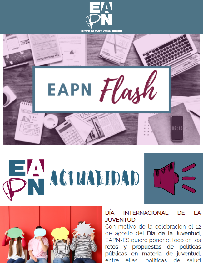 EAPNes's tweet photo. 🗞️🗞️¡EXTRA, EXTRA! Ya tienes disponible el Boletín #EAPNFlash de #Agosto.
La newsletter recoge las novedades y noticias de la Red, de nuestras entidades estatales y territoriales, y mucha ➕información.🙌
👇¡Visita el siguiente enlace!
https://t.co/5bdTtCTbBZ
#EAPNes https://t.co/sECmlLDT0l