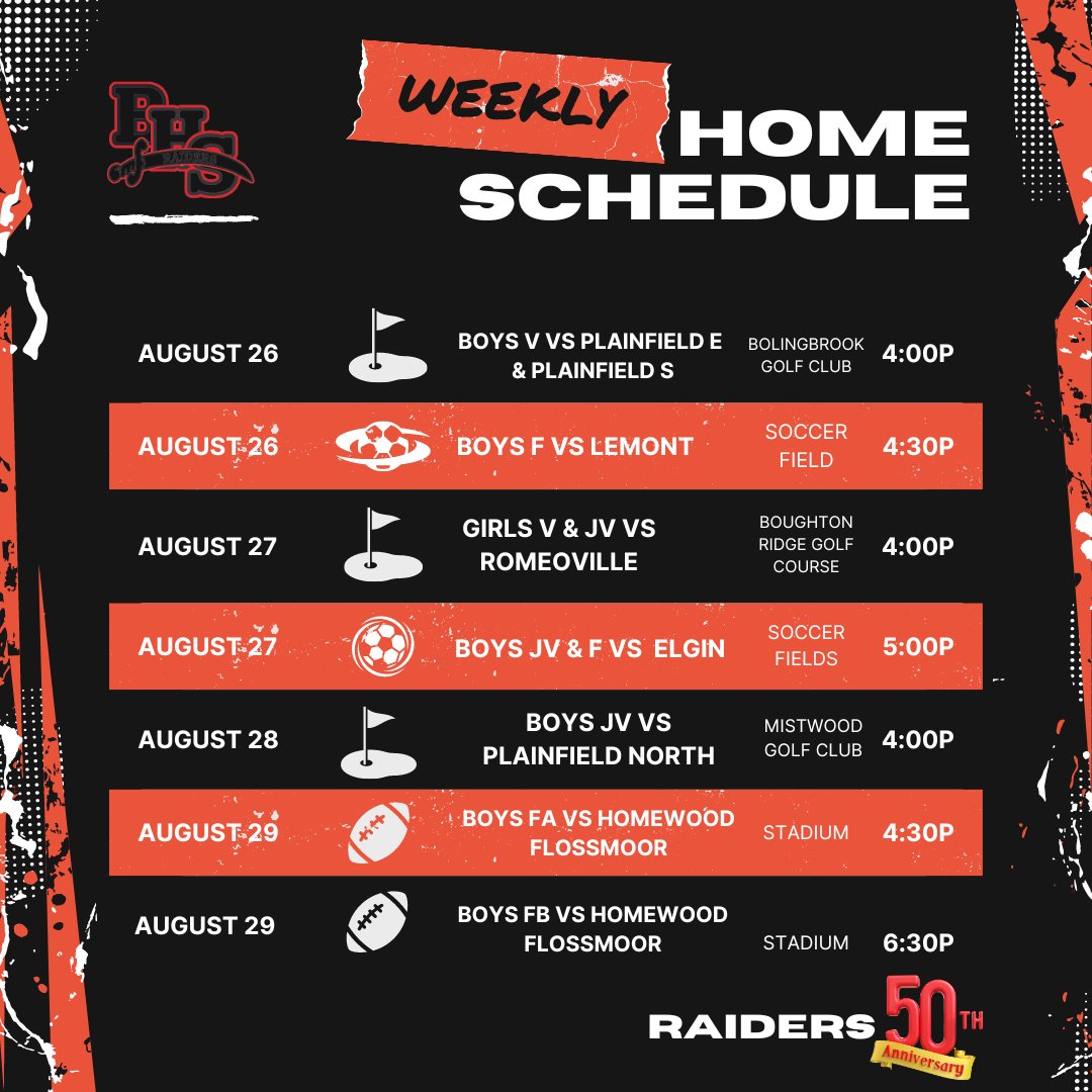 Bolingbrook High School Athletic Boosters tweet media