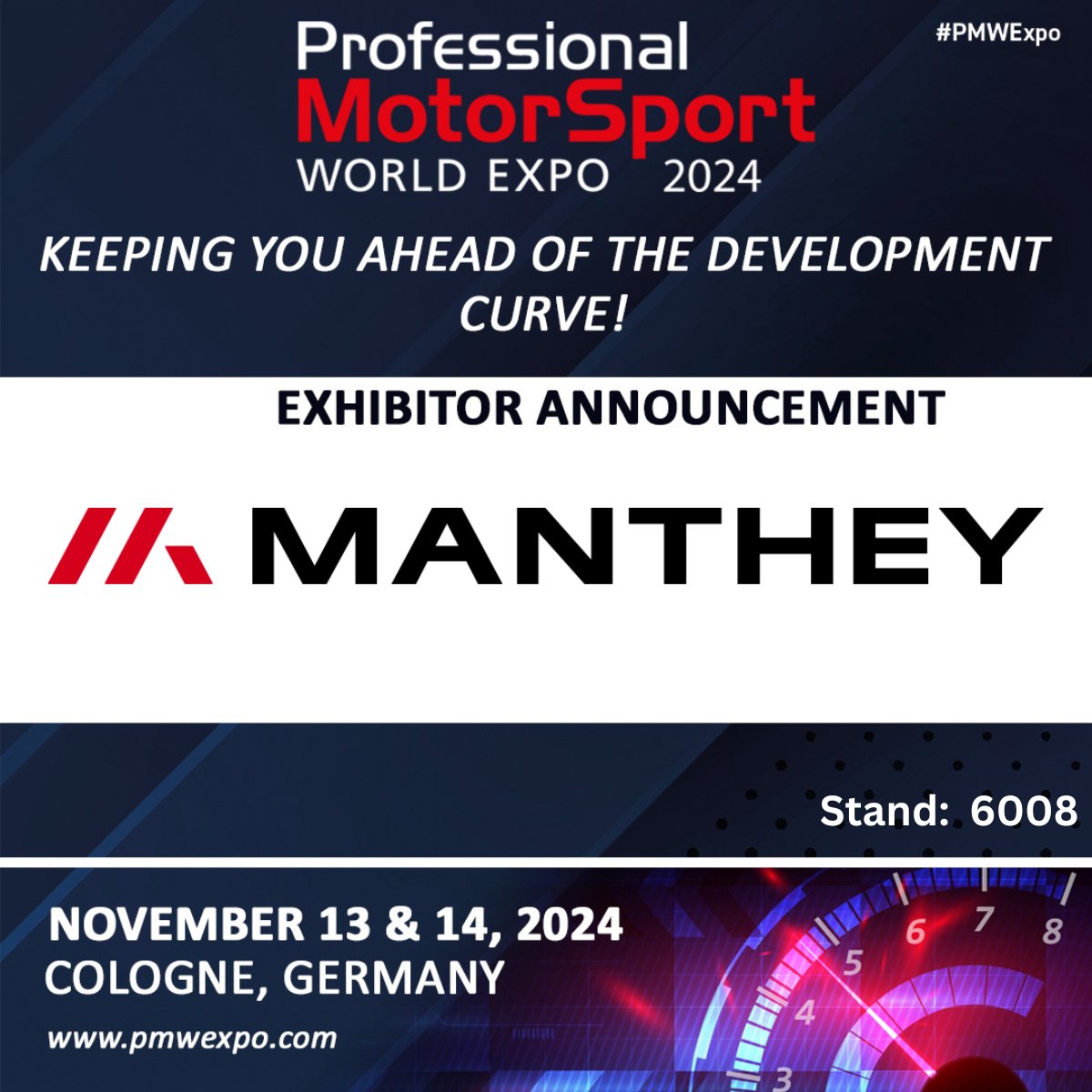 PMWExpo's tweet photo. EXHIBITOR 📢 | The team is delighted to welcome @manthey_racing  as one of our exhibitors at this year’s event! Get your FREE entry pass to join us in Cologne, on November 13 &amp; 14 – to meet exhibitors, new suppliers, and discover leading tech: https://t.co/dR5l7OKKWx #PMWExpo https://t.co/RLk4unvzas