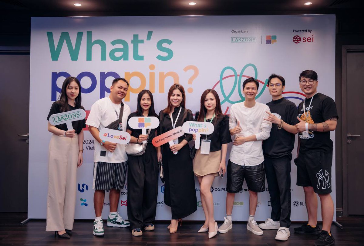 Web3lab_DAO's tweet image. The #Sei community meetup " What's Poppin " was huge successful last week. Thanks to #Lakzone and #Webump for your invitation.
@BuildwithSei #Sei #Web3Labs