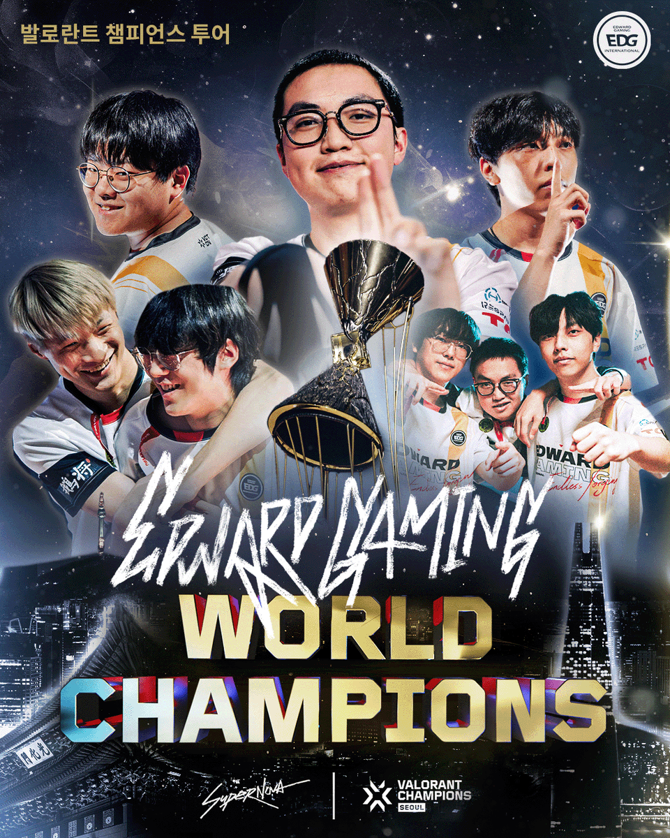 THE 2024 WORLD CHAMPIONS OF VALORANT! #VALORANTChampions