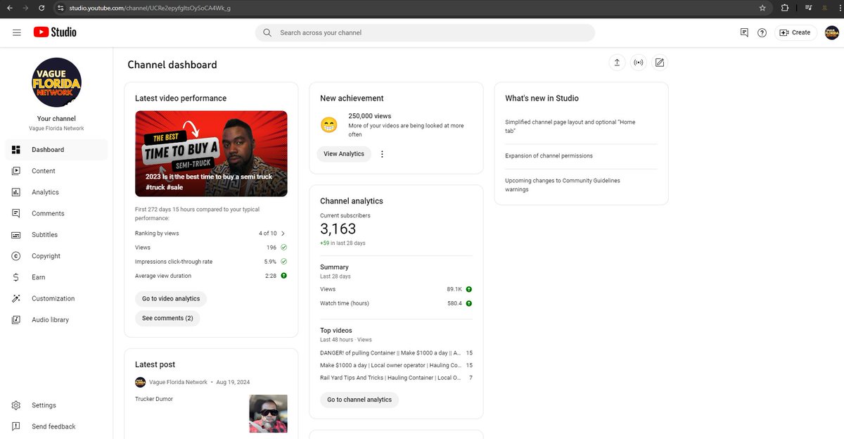 radiovaguefm's tweet photo. @TeamYouTube Hi, can you please look at my YouTube channel @vagueflorida ? It recently demonetized but all i have posted are original content with my voice and picture. I submitted an appeal today but I'm worried. Please Help. https://t.co/0X0w6nQW0g