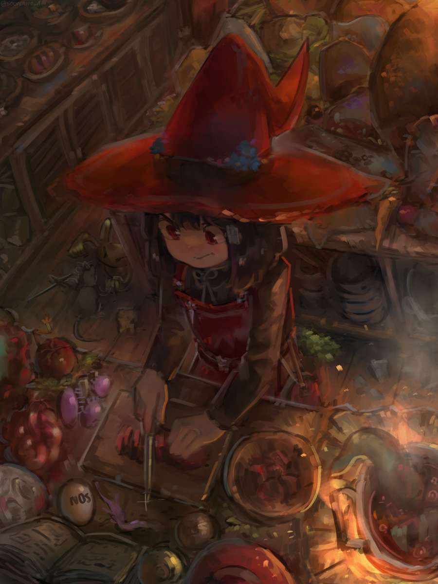 SOUPERiORart's tweet image. Soup, Culinary Archmage Of Familiar Land