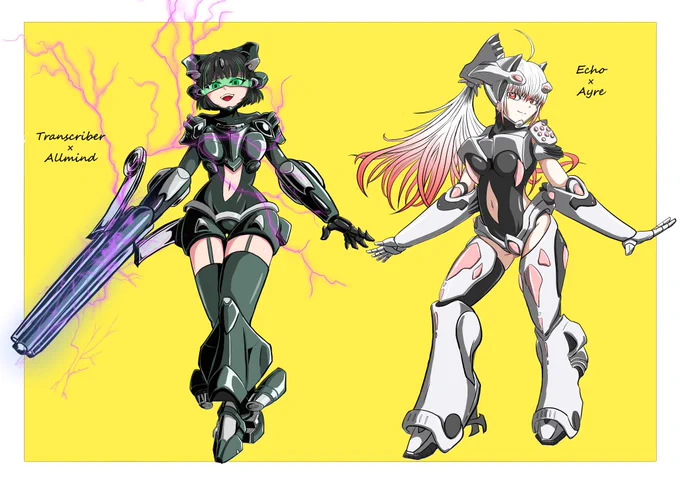 アーマード・コアⅥ、一周年オメデトォォォ&アリガトォォォッッッ!!!  (※これまた「彼女が秘匿していた人間型の身体があったら」という妄想です)  #AC6一周年