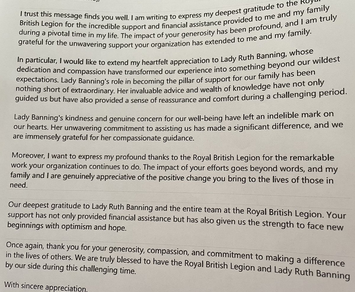 BanningRuthie's tweet photo. Getting a letter of appreciation from a beneficiary makes the job worthwhile 😍 https://t.co/SQ9hK0wYB1
