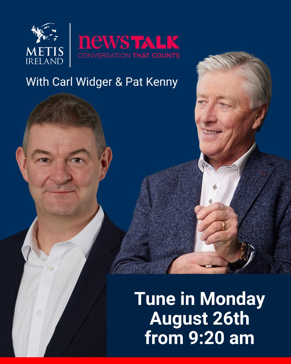 Metis Ireland (@metisireland) on Twitter photo Tune in Monday 26th to Pat Kenny on <a href="/NewstalkFM/">NewstalkFM</a> where Managing Director Carl Widger will be discussing the important topic of investment fraud and what we can expect to see in the upcoming budget.
Tune in from 9.20am
#newstalk #patkenny #investment #budget2025 Tune in Monday 26th to Pat Kenny on <a href="/NewstalkFM/">NewstalkFM</a> where Managing Director Carl Widger will be discussing the important topic of investment fraud and what we can expect to see in the upcoming budget.
Tune in from 9.20am
#newstalk #patkenny #investment #budget2025