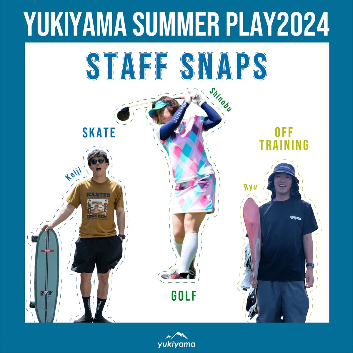 yukiyama2016's tweet photo. yukiyama SUMMER PLAY 2024開催中‼️
yukiyamaアプリのタイムラインに「#MESSYFC」を 付けてあなたのオフトレ・アウトドアファッションを投稿しよう!
詳細はこちら👇
https://t.co/TPXdczotQZ…
yukiyamaスタッフ達のアウトドアファッションも公開中👀 https://t.co/ii56oC4JQk