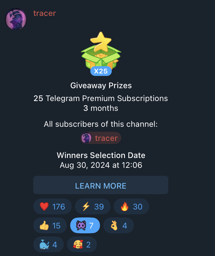 DeFiTracer's tweet photo. Soon I will start hosting $1,000+ giveaways in my TG channel

You can also win a premium subscription for FREE now

Make sure to follow it: https://t.co/pBTJxPPJYE https://t.co/aWh3CGp4jr