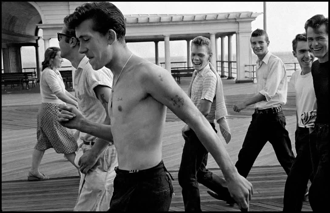 This will be our reply to violence:
to make music more intensely,
more beautifully,
more devotedly than ever before.
-Leonard Bernstein  #BOTD

Bruce Davidson/Brooklyn Gang 1959
