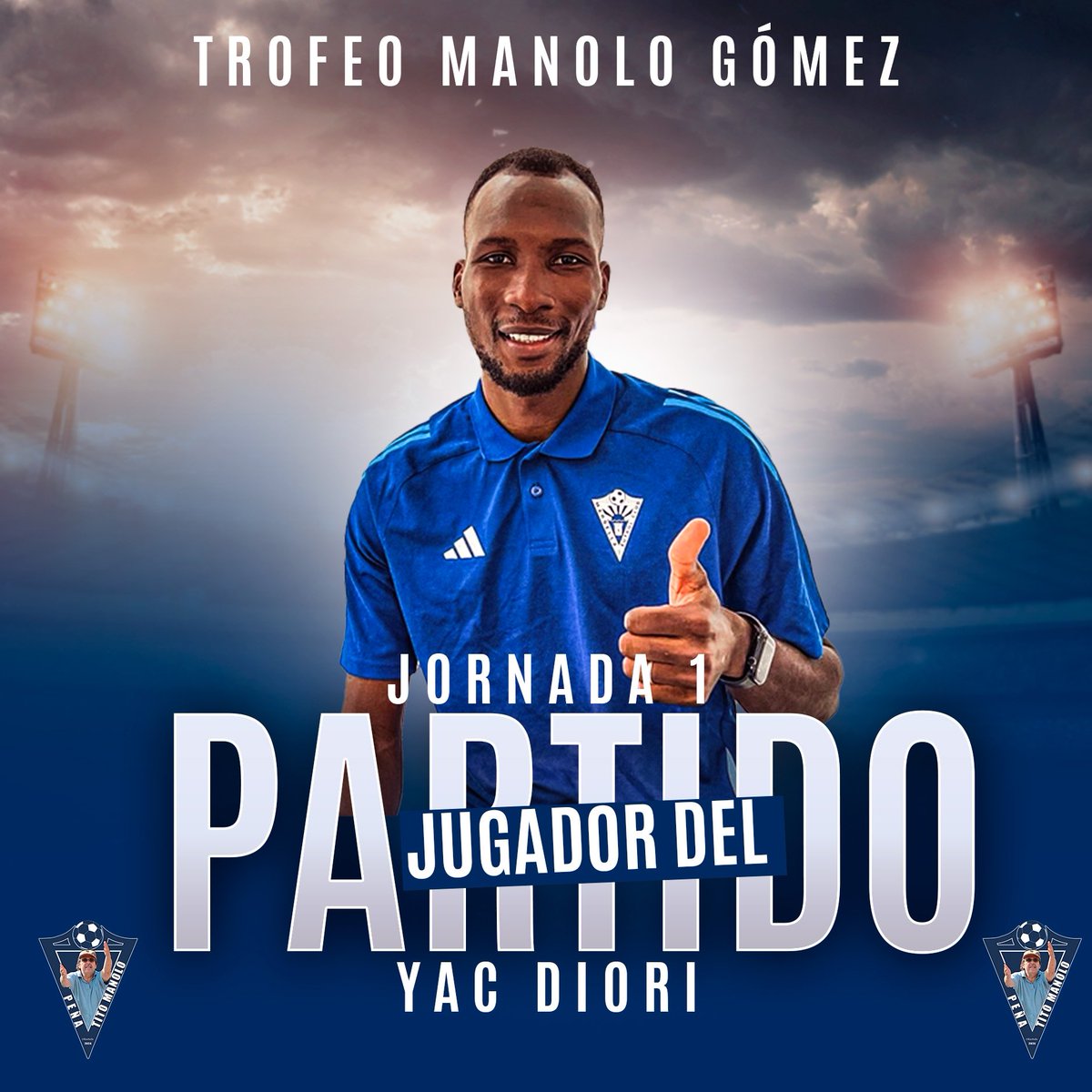 MVP DE LA JORNADA - TROFEO MANOLO GÓMEZ 

⚽ ¡Que partidazo el de ayer!

💙El Marbella consiguió la victoria y el jugador del partido para nuestros miembros de la Peña Tito Manolo fue <a href="/YDiori/">Yac Diori</a> seguido de Callejón y Jony Álamo.

🏅Enhorabuena a Yac Diori por su partidazo.