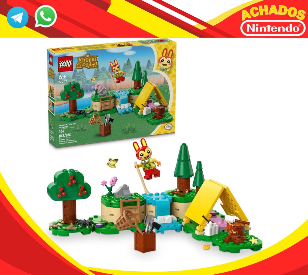 AchadosNintendo's tweet photo. LEGO Set Animal Crossing Acampamento da Bunnie 164 peças em #Promoção na #amazon

Link: https://t.co/7w4TliJp9a

Mais #ofertas em: https://t.co/UrlTDZQnxT

#NintendoLife #nintendo #nintendoswitch #nintendoswitch2 #gamer #CupomDeDesconto #economia #MarketingDigital #marketing https://t.co/xPHuk6SvST