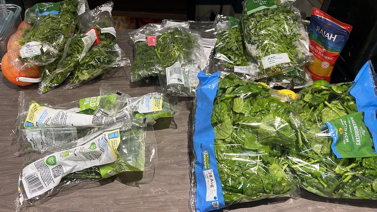 <a href="/Bobabago86/">Boba</a> is cooking me one of his favourite childhood dinners today. Do we think this is enough herbs for an Iranian dish?!