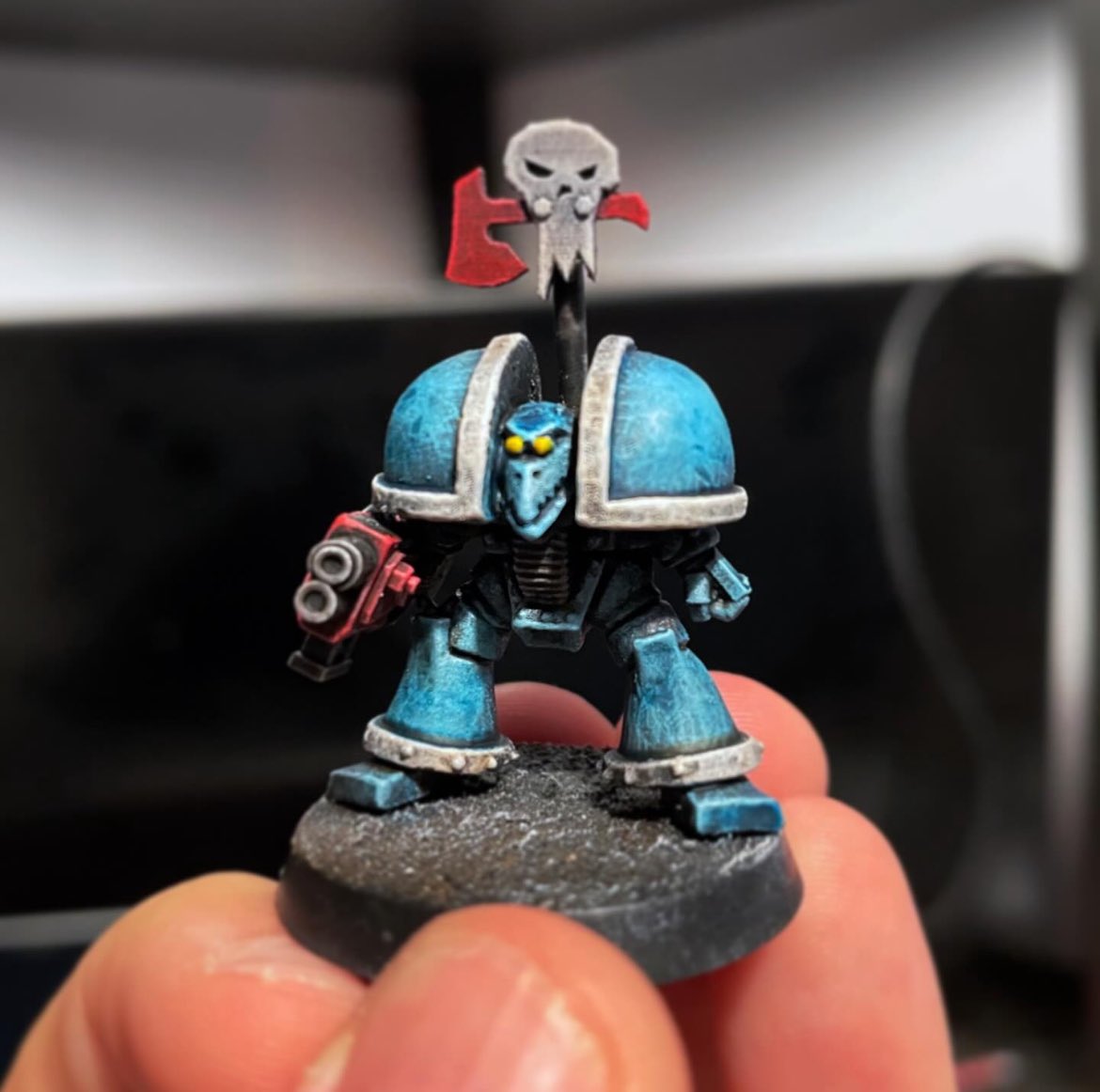 mintgreenmonkey's tweet image. #tinboyz #warhammer #warhammer40000 #orks #slapchop #warmongers