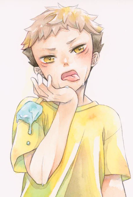 暑くてしにそうなゆうじくん