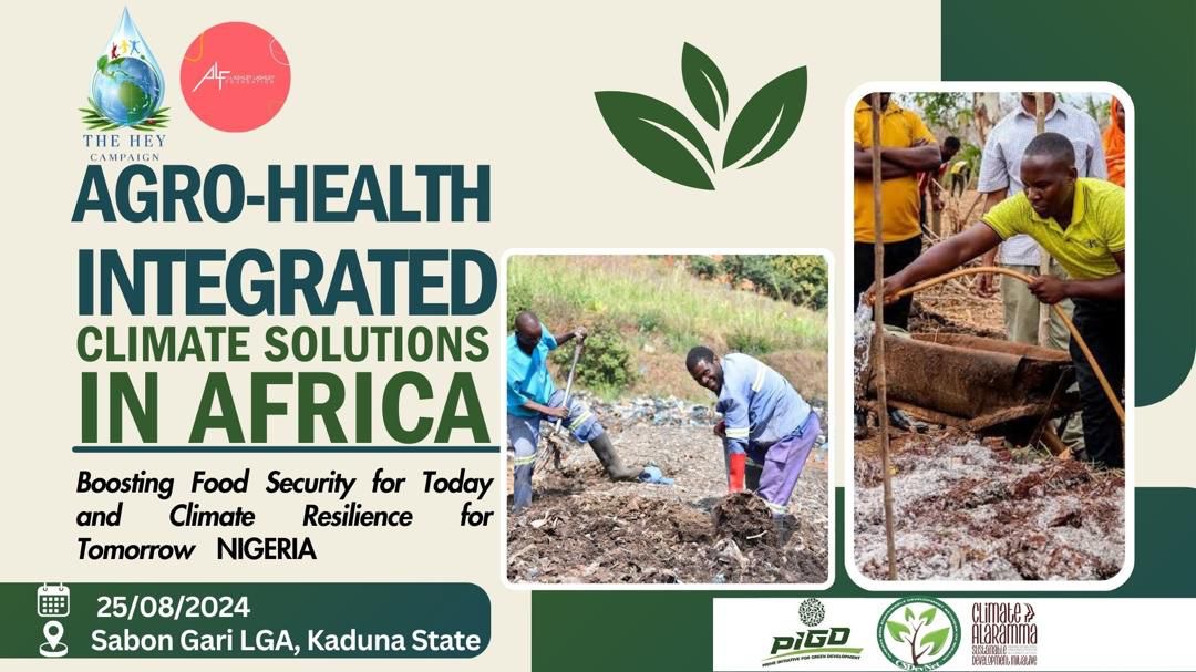 Join us today at Sabon Gari Local Government for hands-on and community-based agricultural waste management training for young farmers for “Boosting Food Security for Today and #Climate Resilience for Tomorrow”

Together, let’s pave the way for a #sustainable and resilient future