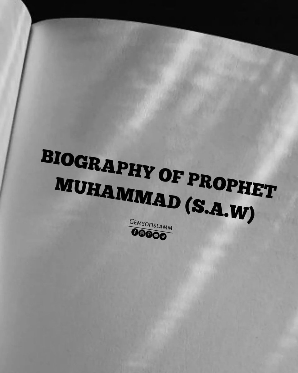 Cool_Ustaz's tweet photo. Biography Of Prophet Muhammad S.A.W 

▪︎》Must Know 📚 https://t.co/Z781Io1s6R