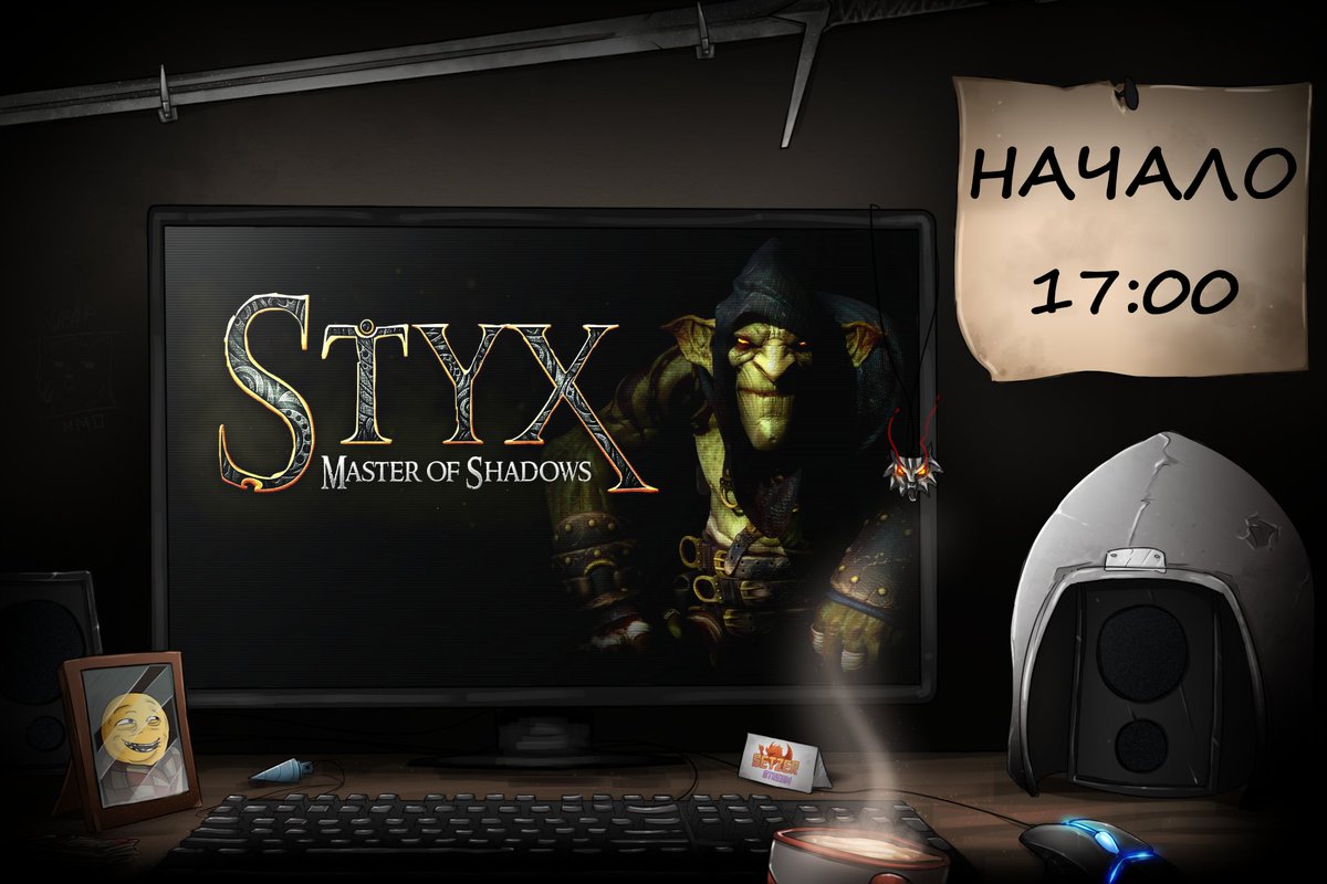 Setzerrr's tweet photo. Сегодня в 17:00 МСК стрим Styx: Master of Shadows вместе с Setzer. 
Новая рубрика - первый выпуск прохождения. 
Всем гоблинам - моё почтение, заходим по стелсу, братцы! 
По ссылке: https://t.co/wndJF9D4Kv 
#StyxMasterOfShadows #Twitch #Setzer https://t.co/4iVFpf5G1t