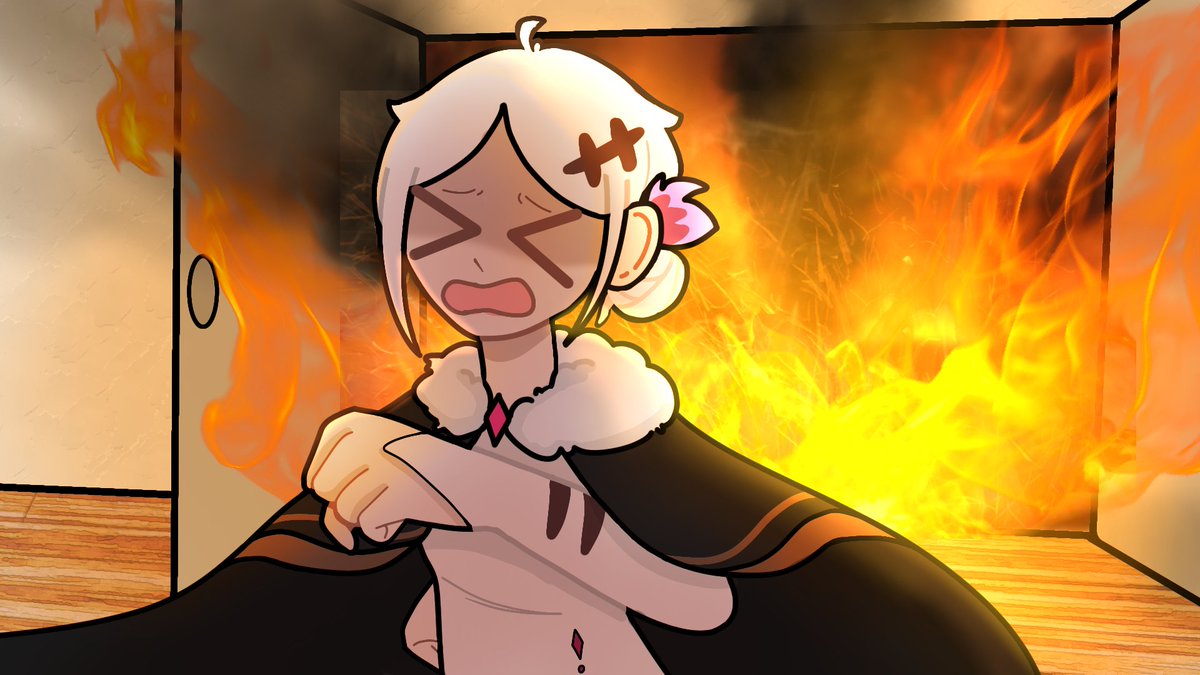 Ivaresttt's tweet photo. #VerCakeDay2024
Yaaayyy, it's out!!! I had fun, thank you so much, organisers

These are my favourite part(s) i enjoyed drawing so far!

Funfact: The 2nd pic is the aftermath of the 3rd pic accidental arson. I guess the mission failed successfully??? https://t.co/4aNzCYfz0E