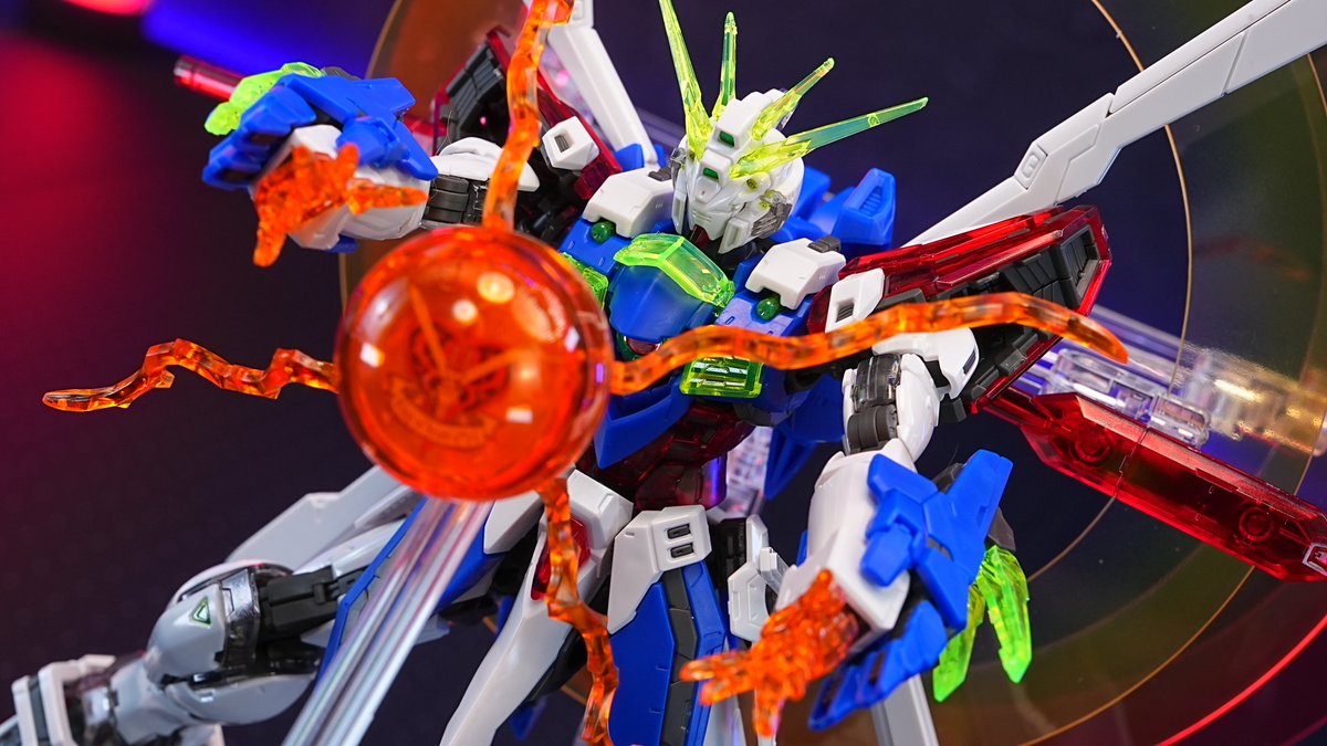 この前当たった一番くじB賞 RGゴッドガンダム ソリッドクリアと拡張