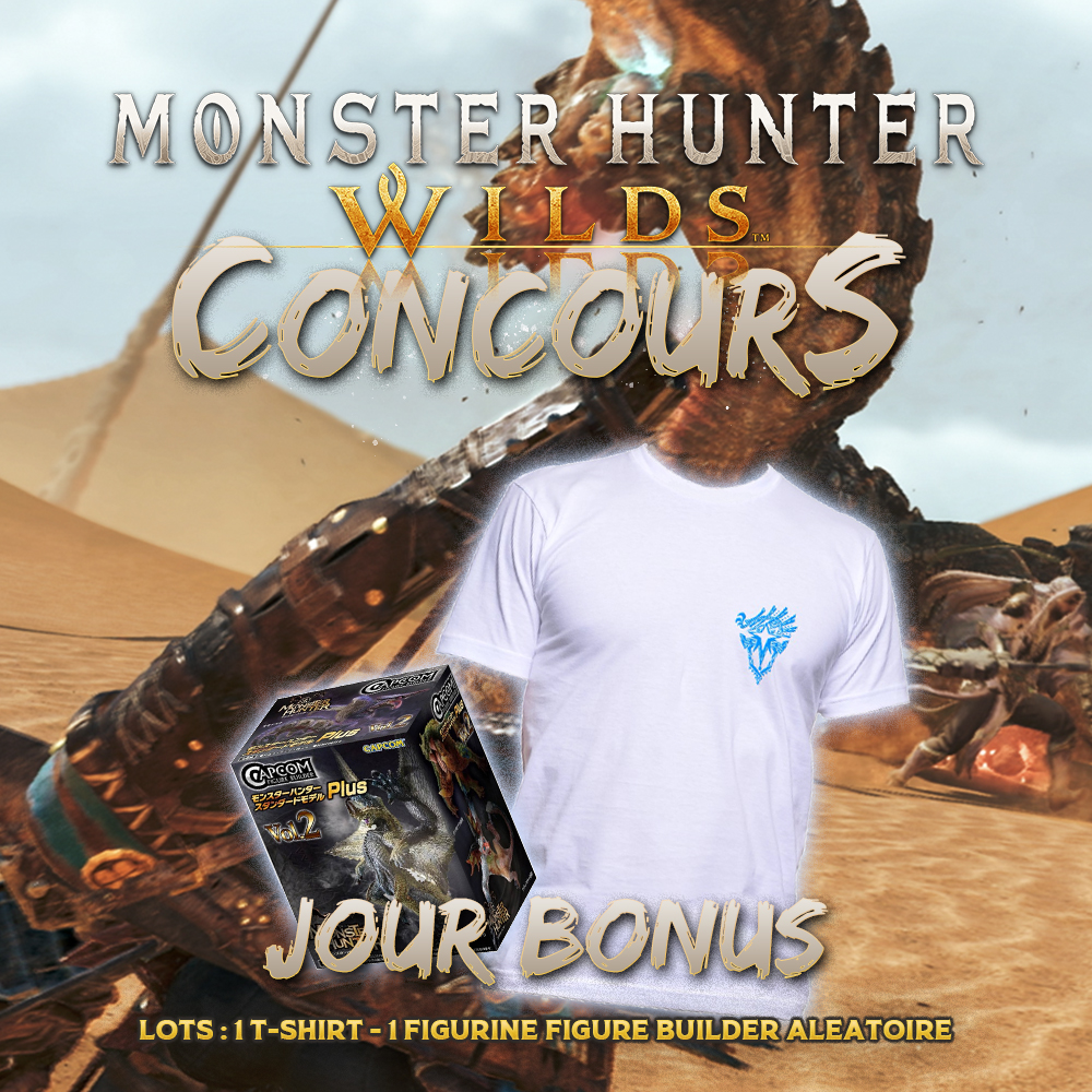 ✨CONCOURS RT + Follow✨

Face au succès des 3 jours précédents, on vous offre encore UNE chance de remporter des goodies #MonsterHunter , en parallèle à la #gamescom2024 ❗️

Pour participer👇

🔄Repost ce post
✅Abonne toi à <a href="/FrMonsterHunter/">MonsterHunter.fr</a> 

TAS le 26.08.2024