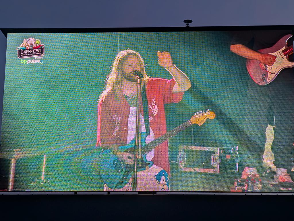 We had the BEST time <a href="/Carfestevent/">CarFest</a>!! <a href="/achrisevans/">Chris Evans</a> <a href="/VirginRadioUK/">Virgin Radio UK</a> <a href="/SamRyderMusic/">Sam Ryder</a> <a href="/astro_timpeake/">Tim Peake</a> <a href="/ollymurs/">Olly Murs</a> <a href="/judgejules_/">Judge Jules</a> <a href="/RangeRover/">Range Rover</a>