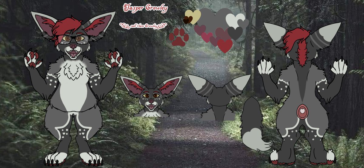HesitantMoss's tweet photo. My four fursonas because I couldn't choose just one and I resonate with all of them  

( I designed them and I own them all ❤️❤️) https://t.co/u5CGEPBPGl