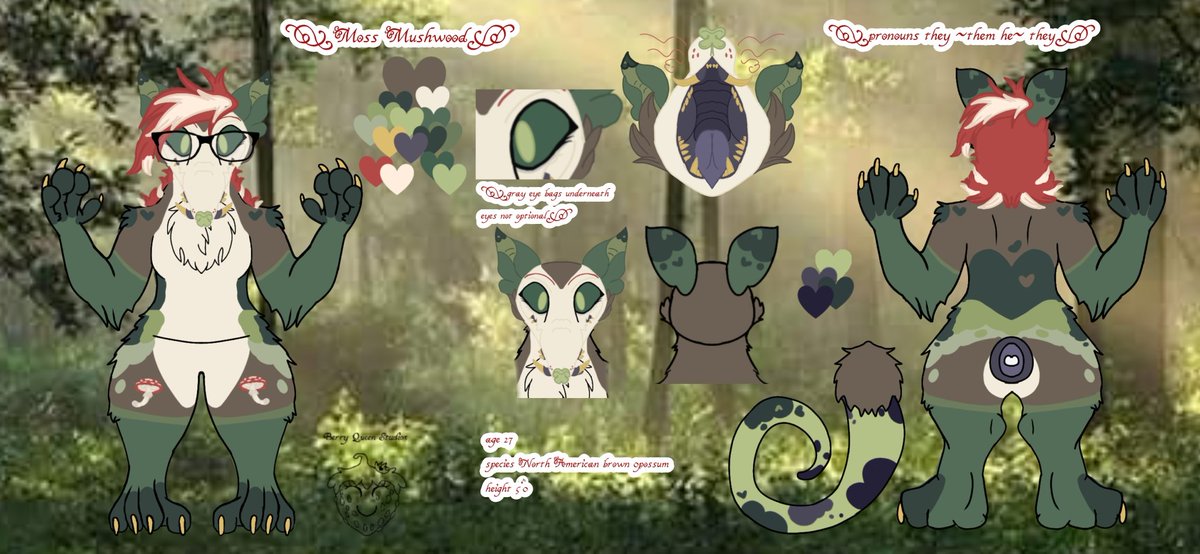 HesitantMoss's tweet photo. My four fursonas because I couldn't choose just one and I resonate with all of them  

( I designed them and I own them all ❤️❤️) https://t.co/u5CGEPBPGl