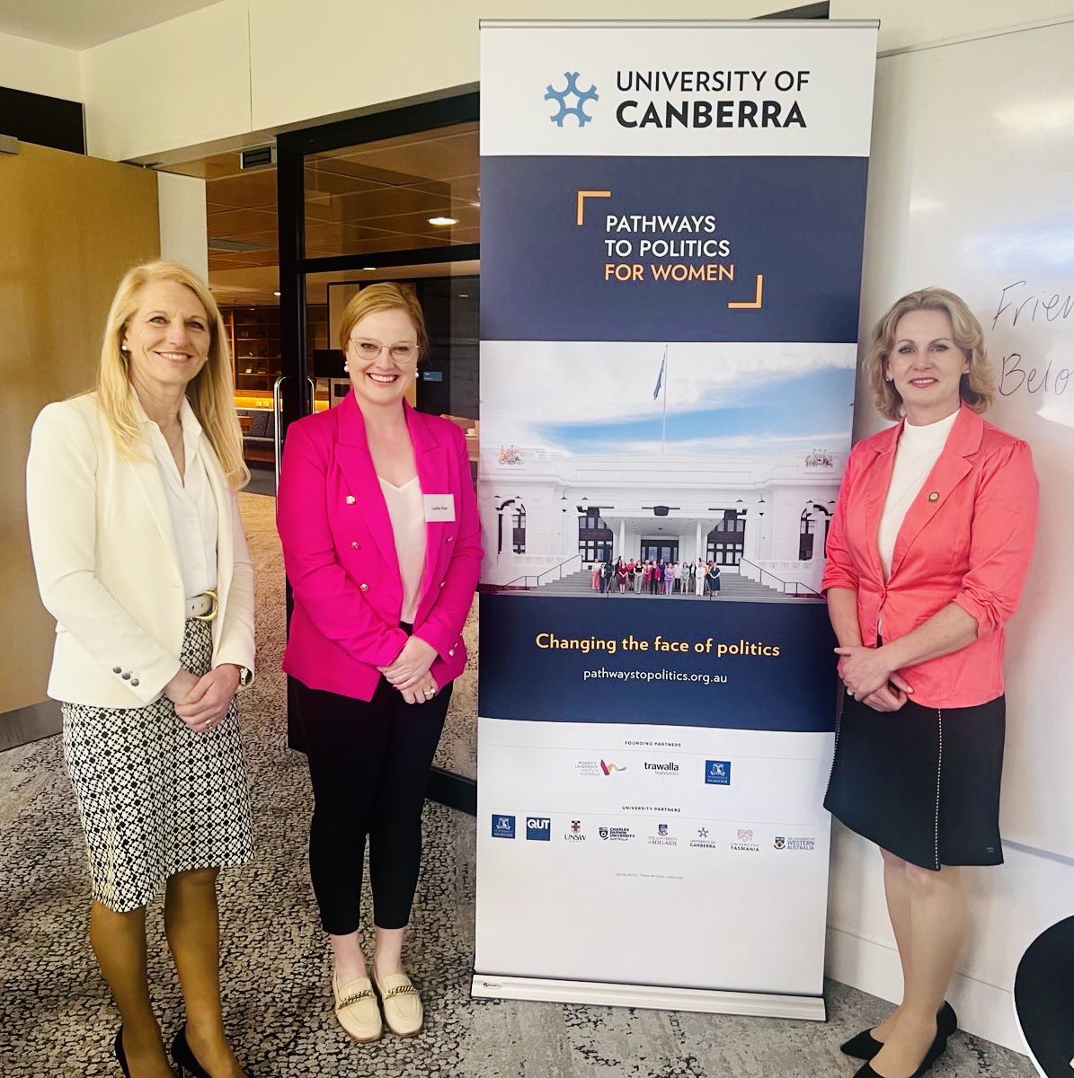 NicholeOverall MLC (@nicholeoverall) on Twitter photo Great afternoon as part of a panel for Pathways to Politics <a href="/UniCanberra/">University of Canberra</a> - encouraging women to consider and be better equipped for political opportunities.
Wishing success to all participants and thank you for insightful questions and feedback.
<a href="/ElizabethLeeMLA/">Elizabeth Lee MLA</a>
<a href="/c_s_wallace/">@chriswallace.bsky.social</a> Great afternoon as part of a panel for Pathways to Politics <a href="/UniCanberra/">University of Canberra</a> - encouraging women to consider and be better equipped for political opportunities.
Wishing success to all participants and thank you for insightful questions and feedback.
<a href="/ElizabethLeeMLA/">Elizabeth Lee MLA</a>
<a href="/c_s_wallace/">@chriswallace.bsky.social</a>