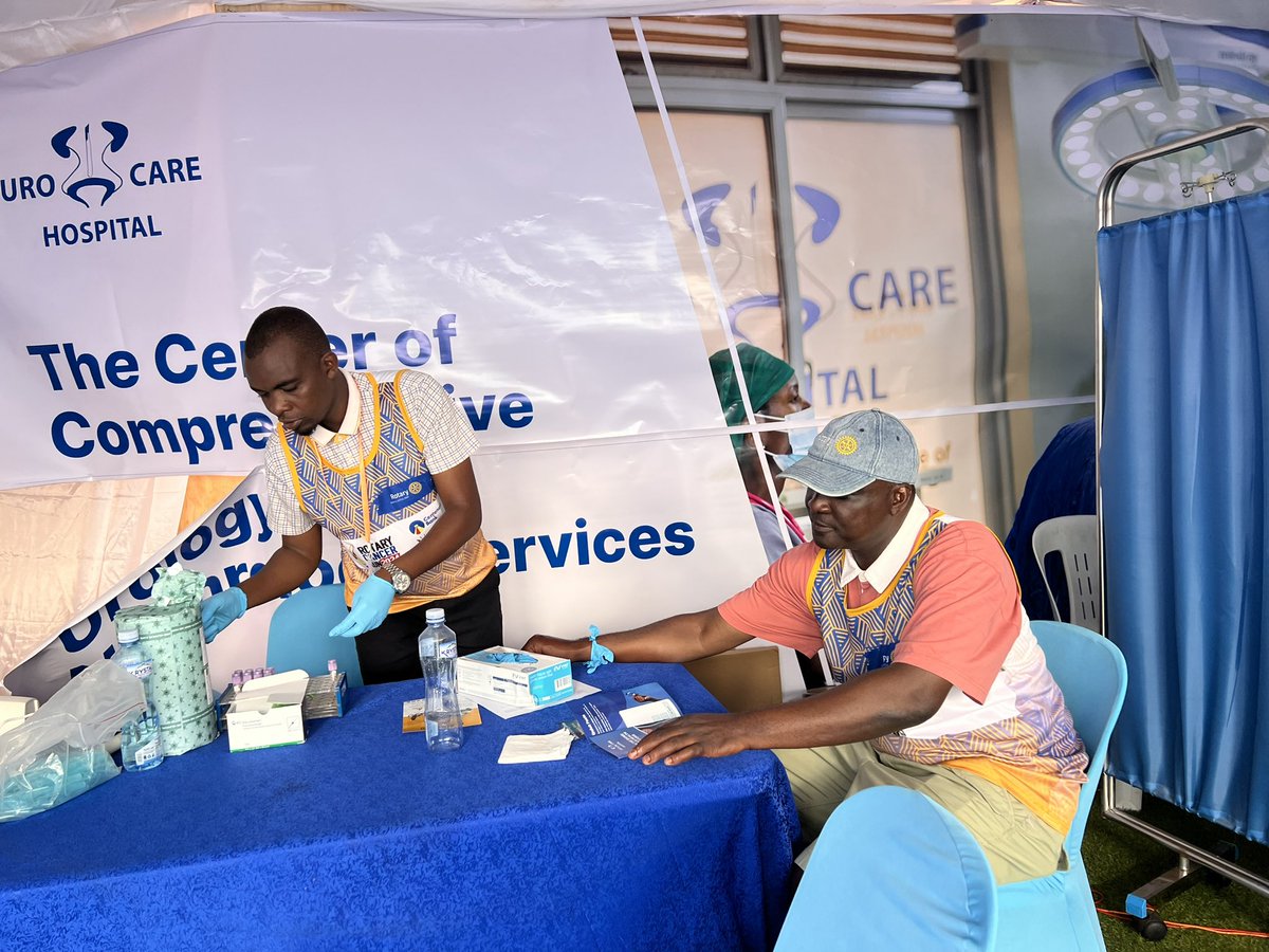UroCare_UG's tweet photo. #RotaryCancerRun24  Free Consultation ! We are Doing our Best to extend Urology To you! Visit our Tent. https://t.co/XmHSYfpXai