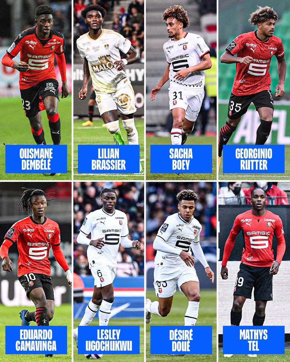 The talent production machine at Rennes never stops ⚙️🔴⚫️