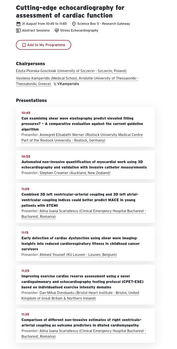 Dan Mihai Dorobantu (@dn_mihai) on Twitter photo See you at #ESCcongress in London next week, will be sharing brand new results on the new #stressecho protocol being developed at <a href="/UniofExeter/">University of Exeter</a> <a href="/CHERC_UoE/">Children’s Health and Exercise Research Centre</a>
Coming after a recent pilot study <a href="/EHJIMPEiC/">EHJ-IMP Editor-in-Chief</a> academic.oup.com/ehjimp/article… See you at #ESCcongress in London next week, will be sharing brand new results on the new #stressecho protocol being developed at <a href="/UniofExeter/">University of Exeter</a> <a href="/CHERC_UoE/">Children’s Health and Exercise Research Centre</a>
Coming after a recent pilot study <a href="/EHJIMPEiC/">EHJ-IMP Editor-in-Chief</a> academic.oup.com/ehjimp/article…