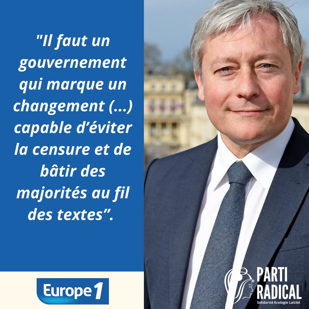 PartiRadical's tweet image. .@LaurentHenart sur @Europe1 dans l'émission de @stephdemuru. #PremierMinistre #Europe1Soir.
Retrouvez l'intégralité de l'émission sur : bit.ly/4gd0IWb