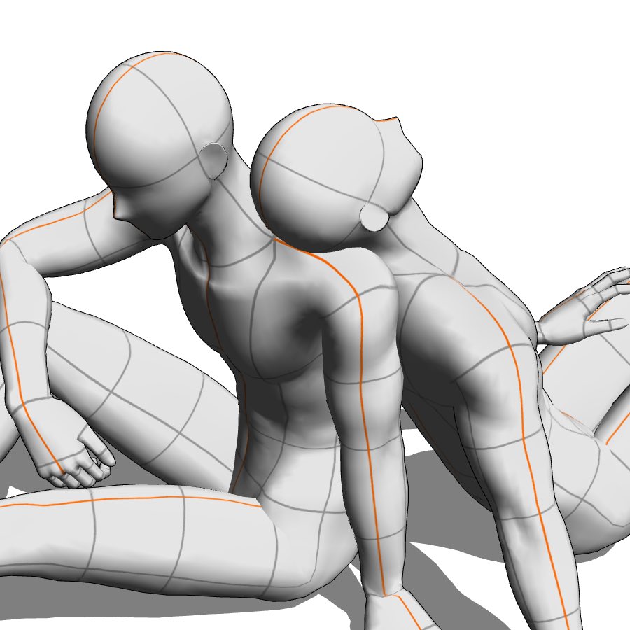 BL 커플 포즈 3 bl couple pose (무료 free) by minscribl 
assets.clip-studio.com/ko-kr/detail?i… #clipstudio