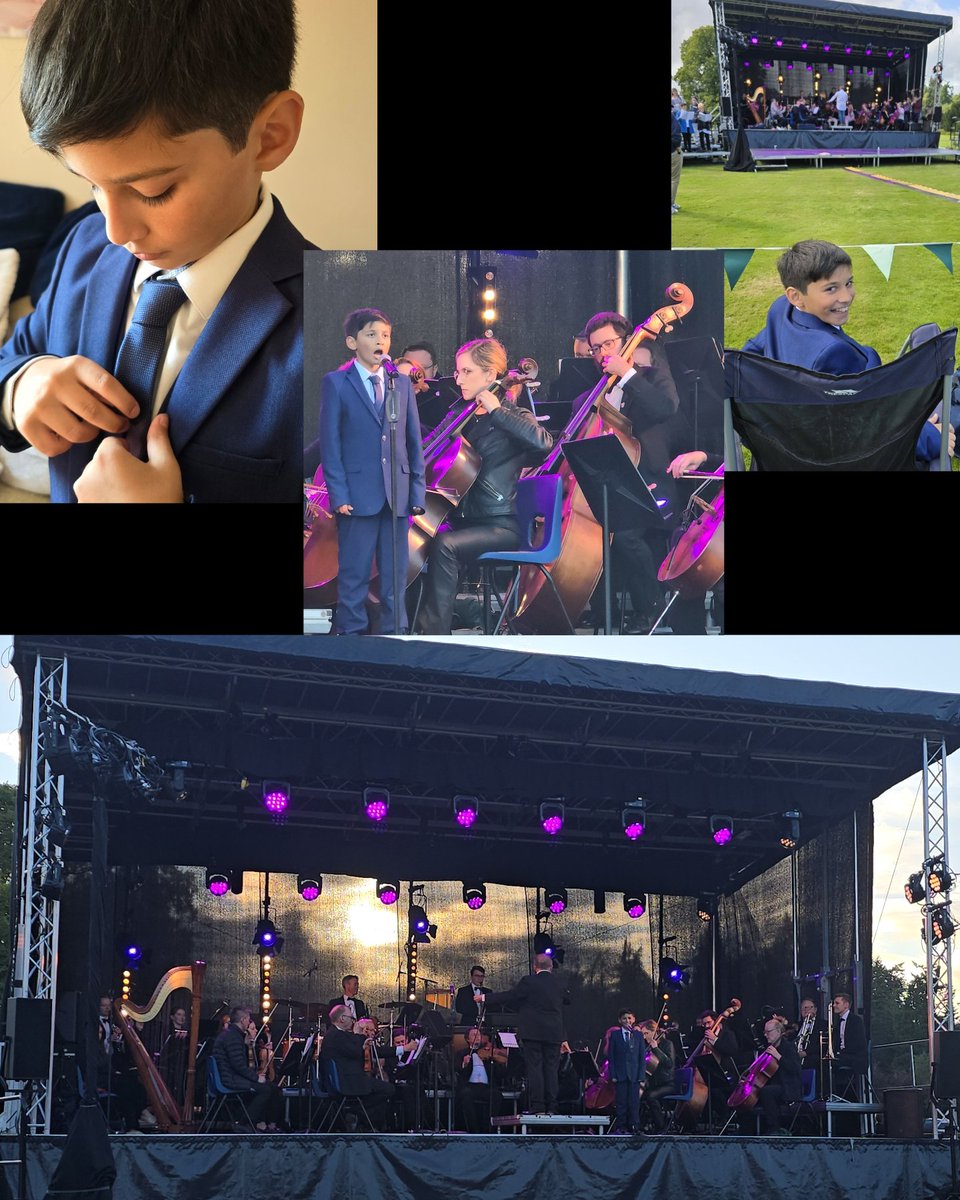 BuskBros's tweet photo. What a beautiful, precious experience for Theo at Glamis Proms 2024 yesterday. He will remember this forever. 💙💙💙💙💙💙💙💙💙💙💙💙💙💙💙 https://t.co/tbAdwAuyNK