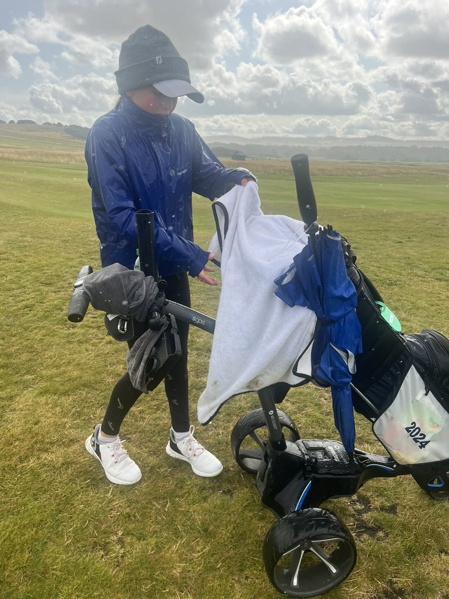 Conditions yesterday <a href="/WeeWondersGolf/">Wee Wonders Golf</a> <a href="/GullaneGolfClub/">Gullane Golf Club</a> ☔️🌧️🌦️