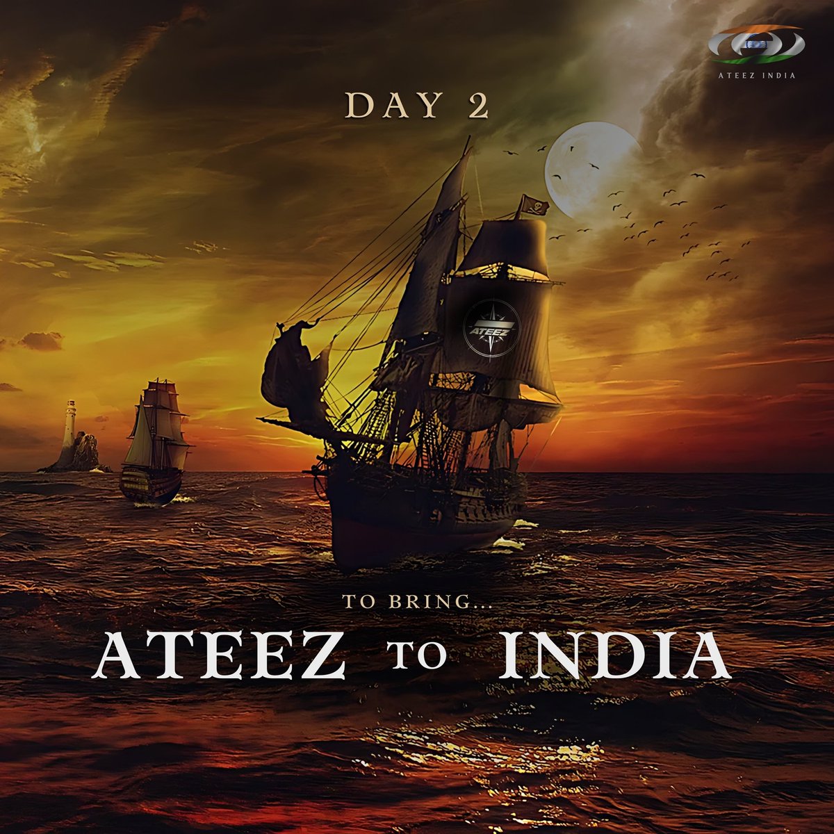 ATEEZ_India's tweet photo. [⚓] ATEEZ to India Project

DAY 2: Our voyage to bring ATEEZ to India is on board, will you join us? 

ATEEZ × Mumbai🖇️: https://t.co/fZOJWldEQ9

ATEEZ × Delhi🖇️: https://t.co/ZYJYhkvR5q

#ATEEZtoIndia #DESITINY #ATINY #ATEEZIndia #DESITEEZ #ATEEZ  #에이티즈 @ATEEZofficial https://t.co/Hgo4qTBV3Q