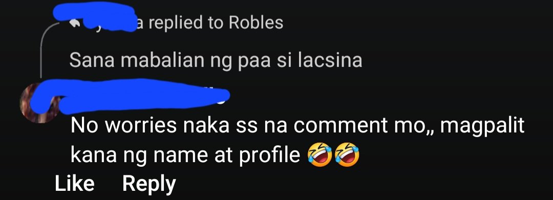 Robles kung inabutan kita sa comsec kahapon papahanap talga kita...
Abangan kita sa martes ...
Yan gusto mu manyari.balik sayo yan..
Tonta 😢🤧