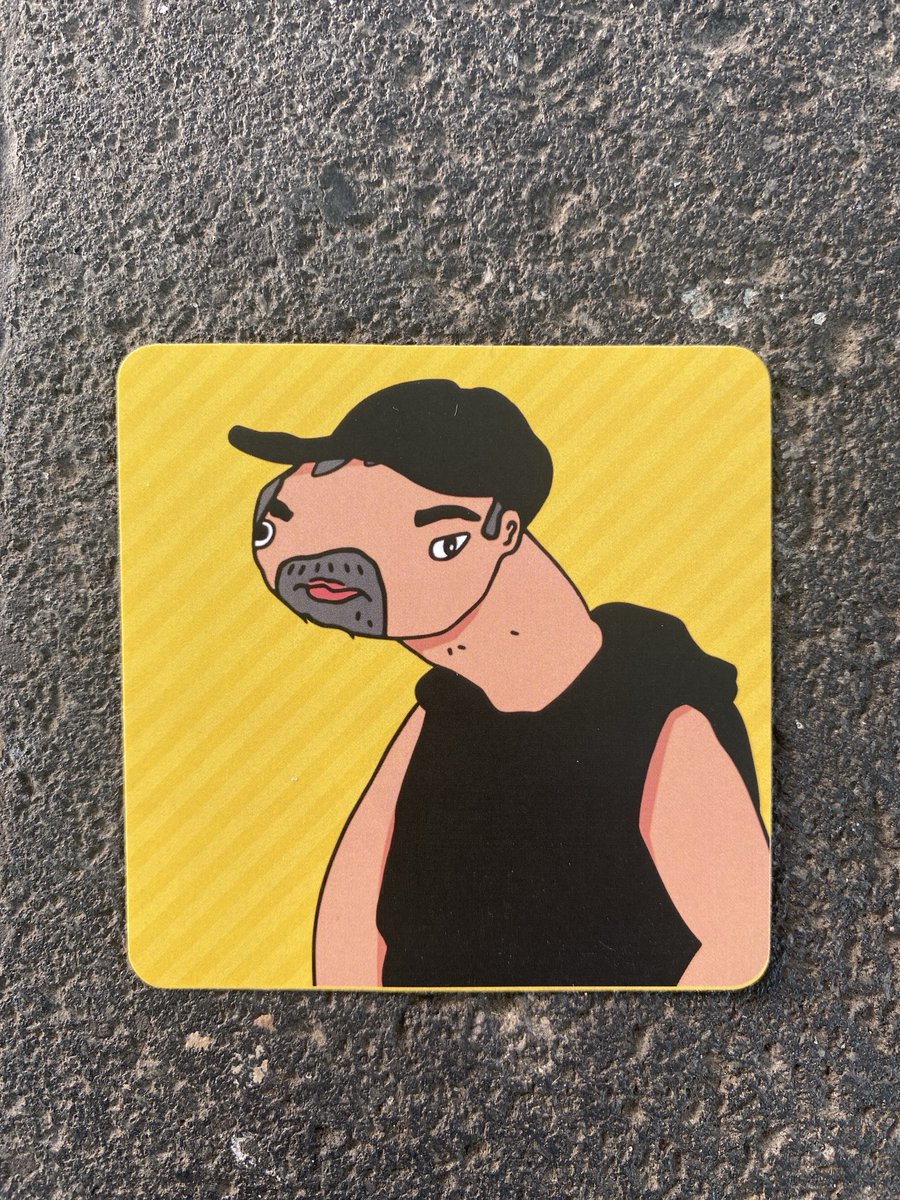 filippoweb3's tweet image. I found a curious sticker in Bali Airport, a funny and mysterious character with hat👀 might be ⁦@gavunwud⁩ #keepflapping