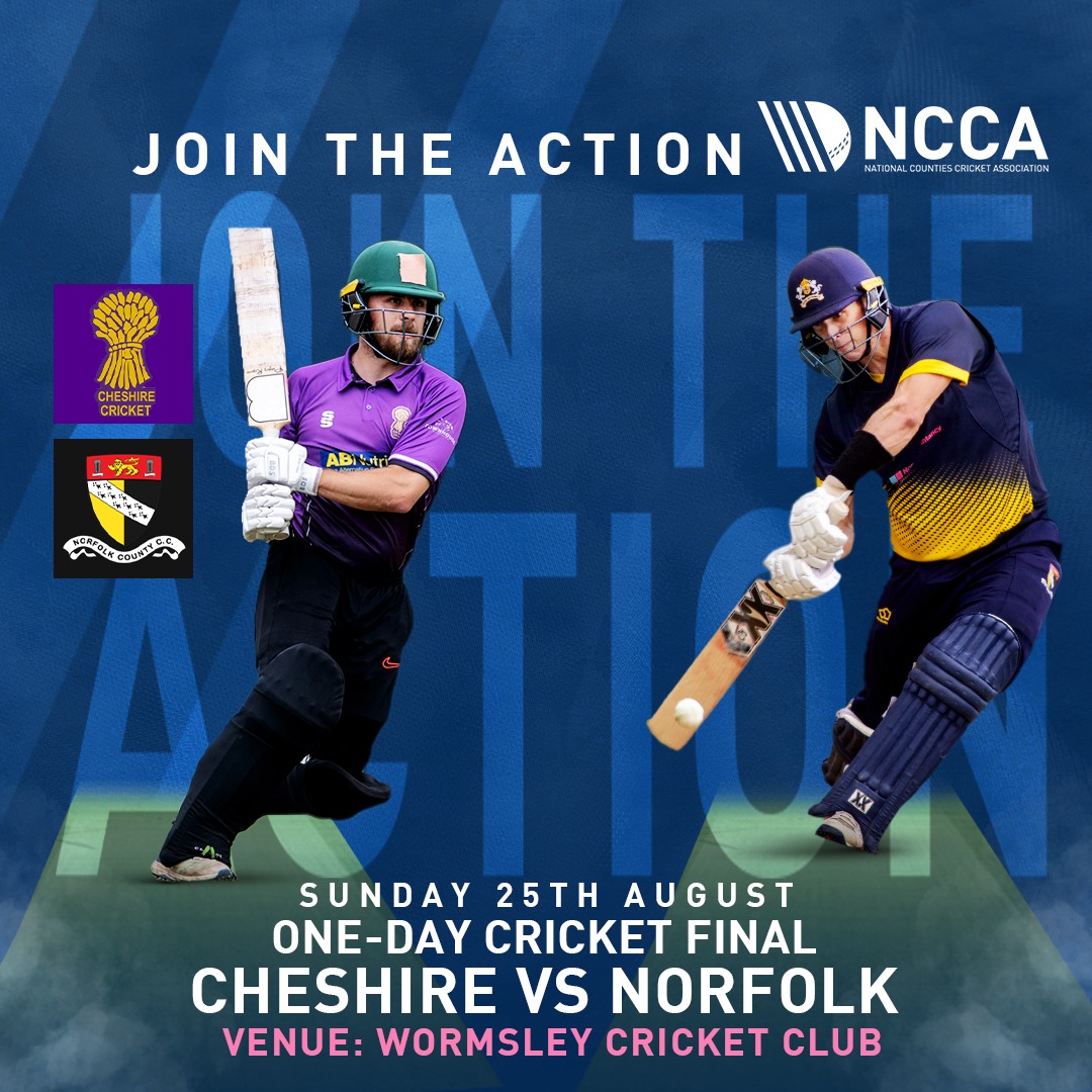 Today is the day 🏏

A reminder to all NCCA fans that <a href="/norfolkccc/">Norfolk County Cricket Club</a> are taking on <a href="/CheshireCCC/">CheshireCCC</a> at <a href="/wormsleycricket/">Wormsley Cricket</a> 

🕥 11:00
🏡 Wormsley Cricket Ground

Grab your on-the-day tickets here: eventbrite.co.uk/e/one-day-nati…

Or drive through and get them at the gates!

#nccafinalsday
