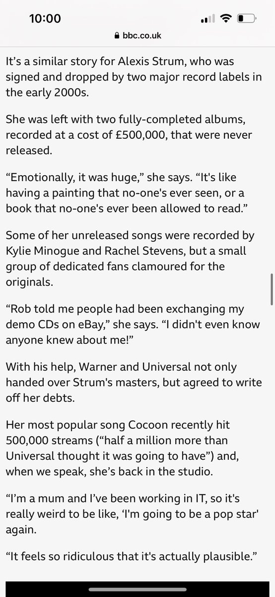 Alexis Strum (@alexisstrum) on Twitter photo A lovely feature <a href="/BBCNews/">BBC News (UK)</a> today written by <a href="/mrdiscopop/">Mark Savage</a> all about my Fairy Godfather <a href="/Pop_Activism/">Pop Music Activism</a> who literally resurrected my pop career so selflessly and kindly and with the utmost respect. Give the man an MBE pls! Check out the work he does and he does it all out of love 4 🎵 A lovely feature <a href="/BBCNews/">BBC News (UK)</a> today written by <a href="/mrdiscopop/">Mark Savage</a> all about my Fairy Godfather <a href="/Pop_Activism/">Pop Music Activism</a> who literally resurrected my pop career so selflessly and kindly and with the utmost respect. Give the man an MBE pls! Check out the work he does and he does it all out of love 4 🎵
