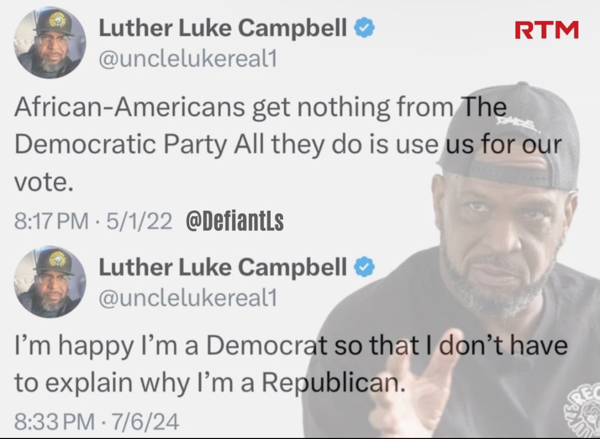realrichdaddy's tweet photo. @unclelukereal1 @tariqnasheed Uncle Bootlick, this you? How much dirt the Dems got on you? https://t.co/qb7x9orBF4