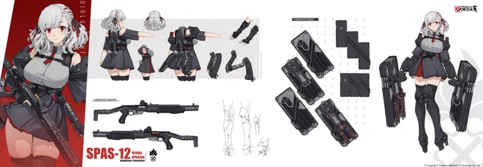 #ドルフロ #少女前線 SPAS12心智升级设定 