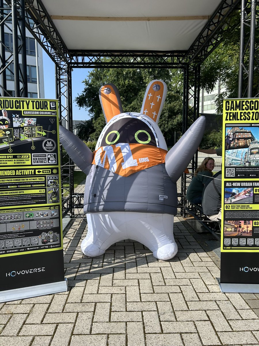 greatGonzo1988's tweet photo. Paar Bilder vom zzz stand #zenlessgamescom #zzzero
#Gamescom #zenlessDazzleExpo https://t.co/qNuRPskBoj
