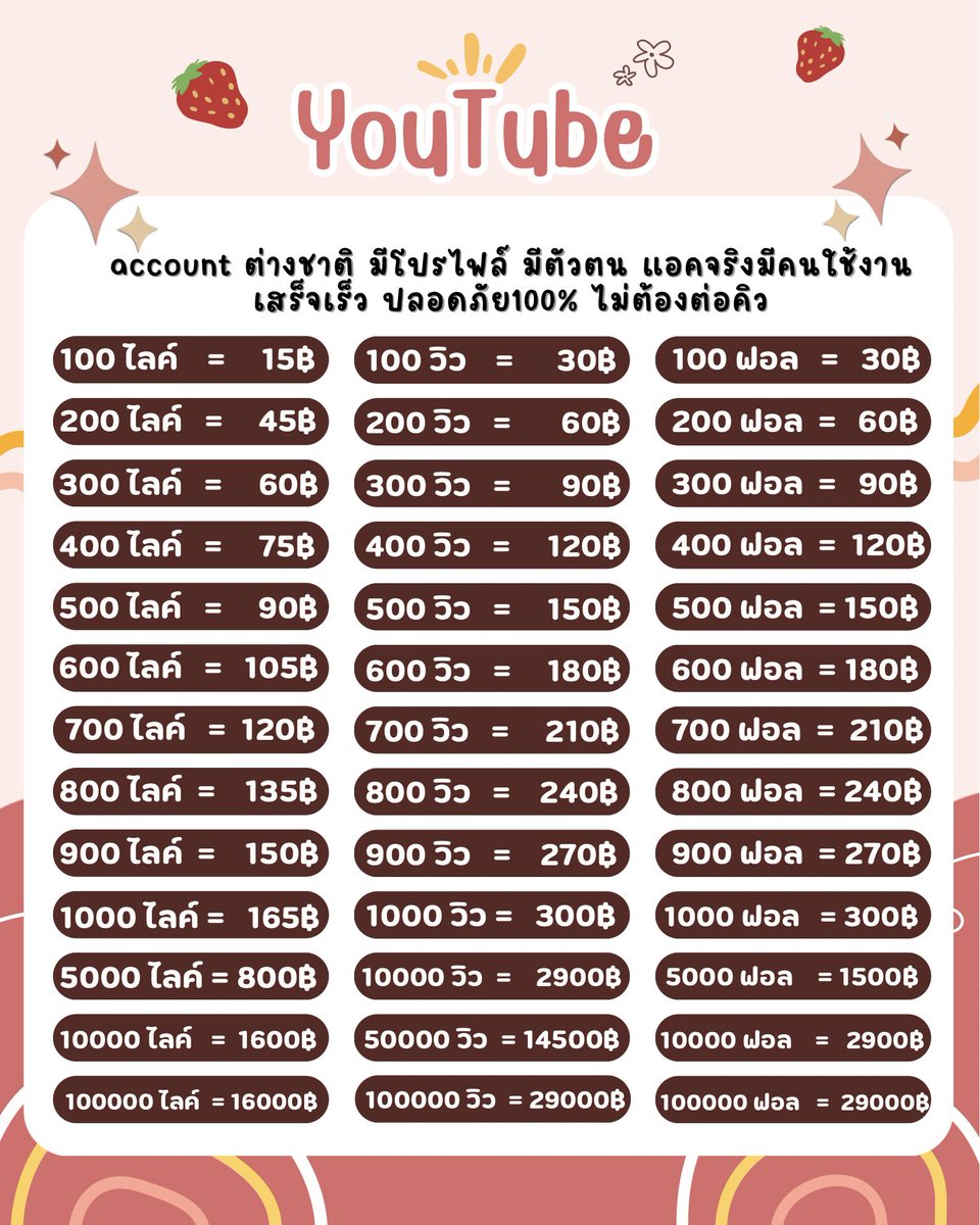 ปั๊มไลค์ ปั๊มวิว ปั๊มฟอล / ทักไลน์ตอบไวมากกก tweet media