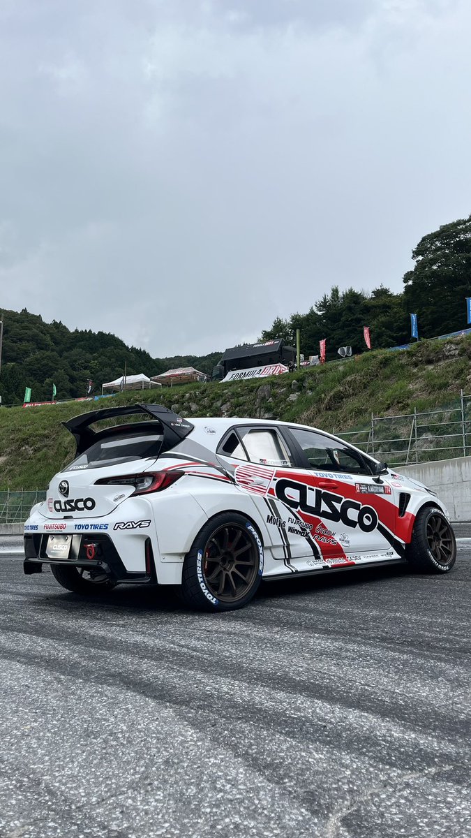 3位でした！ 応援いただきありがとうございました🙇 #CUSCO #TOYOTIRES