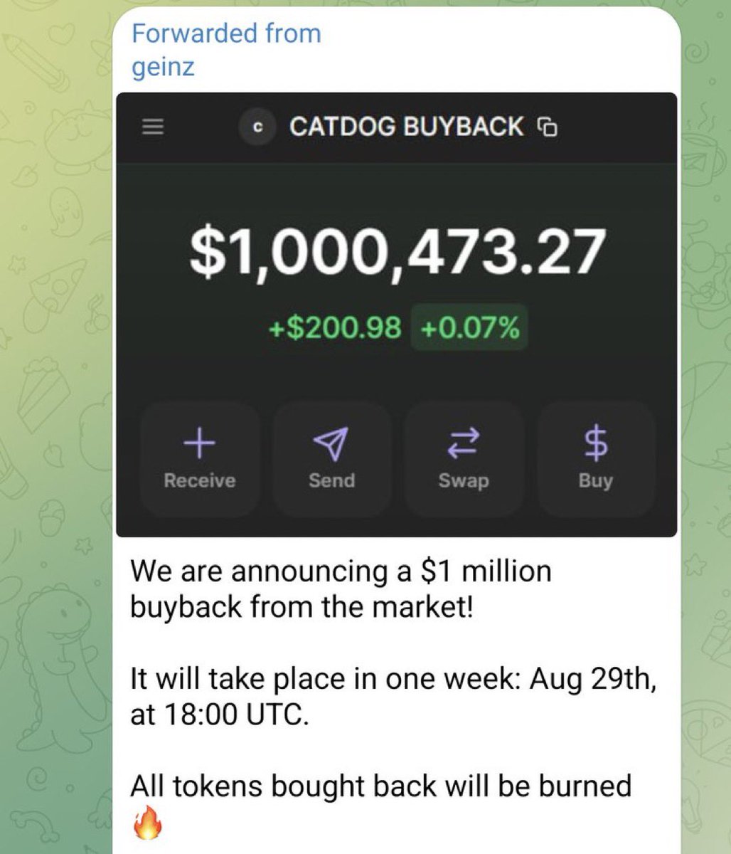 aceguyy's tweet photo. 𝐓𝐡𝐞 $𝐂𝐀𝐓𝐃𝐎𝐆 $𝟏𝐌 𝐁𝐮𝐲𝐛𝐚𝐜𝐤 - 𝐖𝐡𝐚𝐭 𝐘𝐨𝐮 𝐭𝐨 𝐊𝐧𝐨𝐰

@catdog_meme 
A Thread 🧵 https://t.co/8W3ByKNyXR