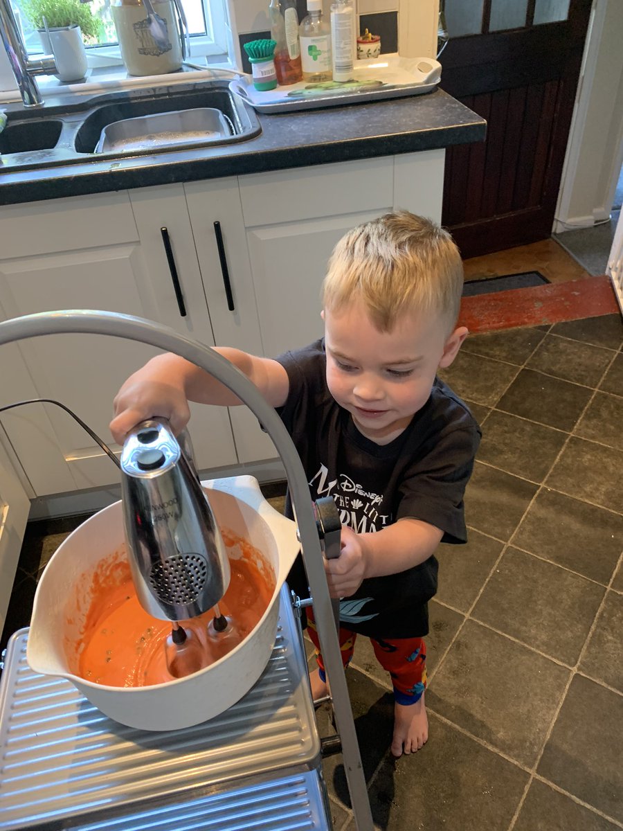 Susiecassin's tweet photo. Baker boy, he says the mixer is like a drill 😊 https://t.co/D7I0IE56qx