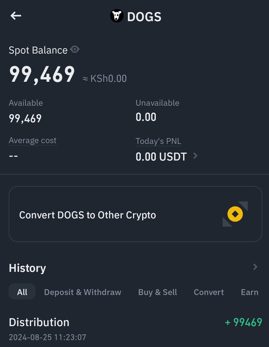 Those who chose to withdraw their $DOGS tokens to #Binance have additionally received 10,000 to 20,000 extra #DOGS tokens. It seems everyone is receiving extra, not just the first 500,000 users. 🚀

#telegram #PavelDurov #dogslisting #BybitListing #OKX #Dogsairdrop #TON #NOTCOIN