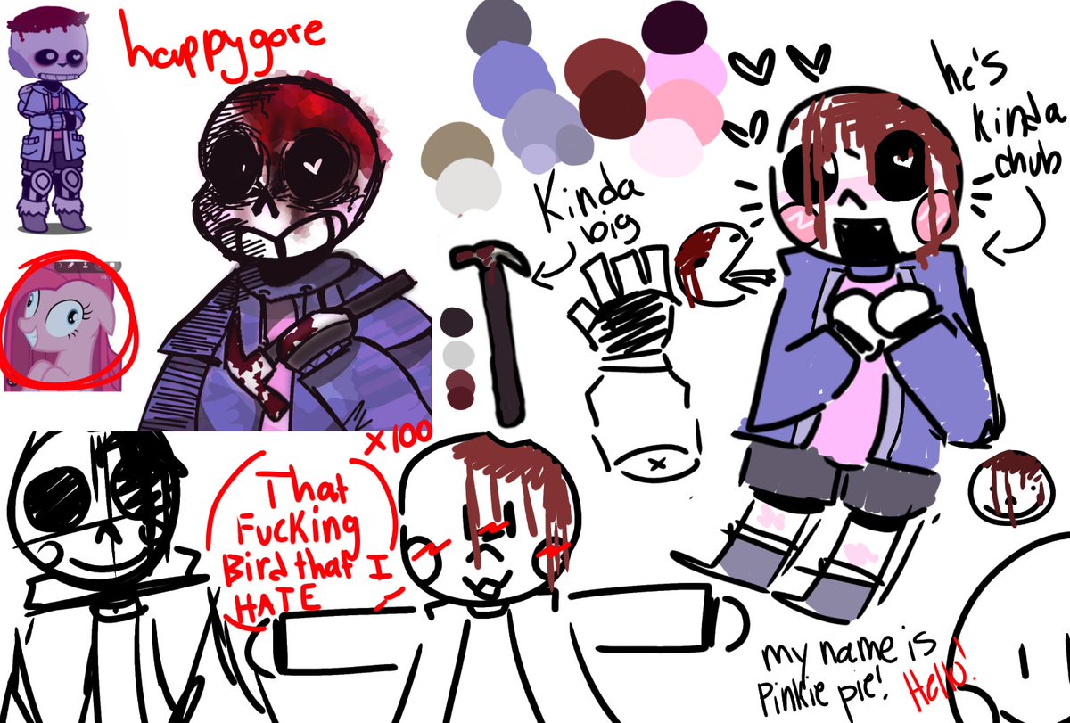 ATraumatizedki1's tweet photo. @Shiel_Killer here's my sans au!! :3 https://t.co/oJlM7ofBiM