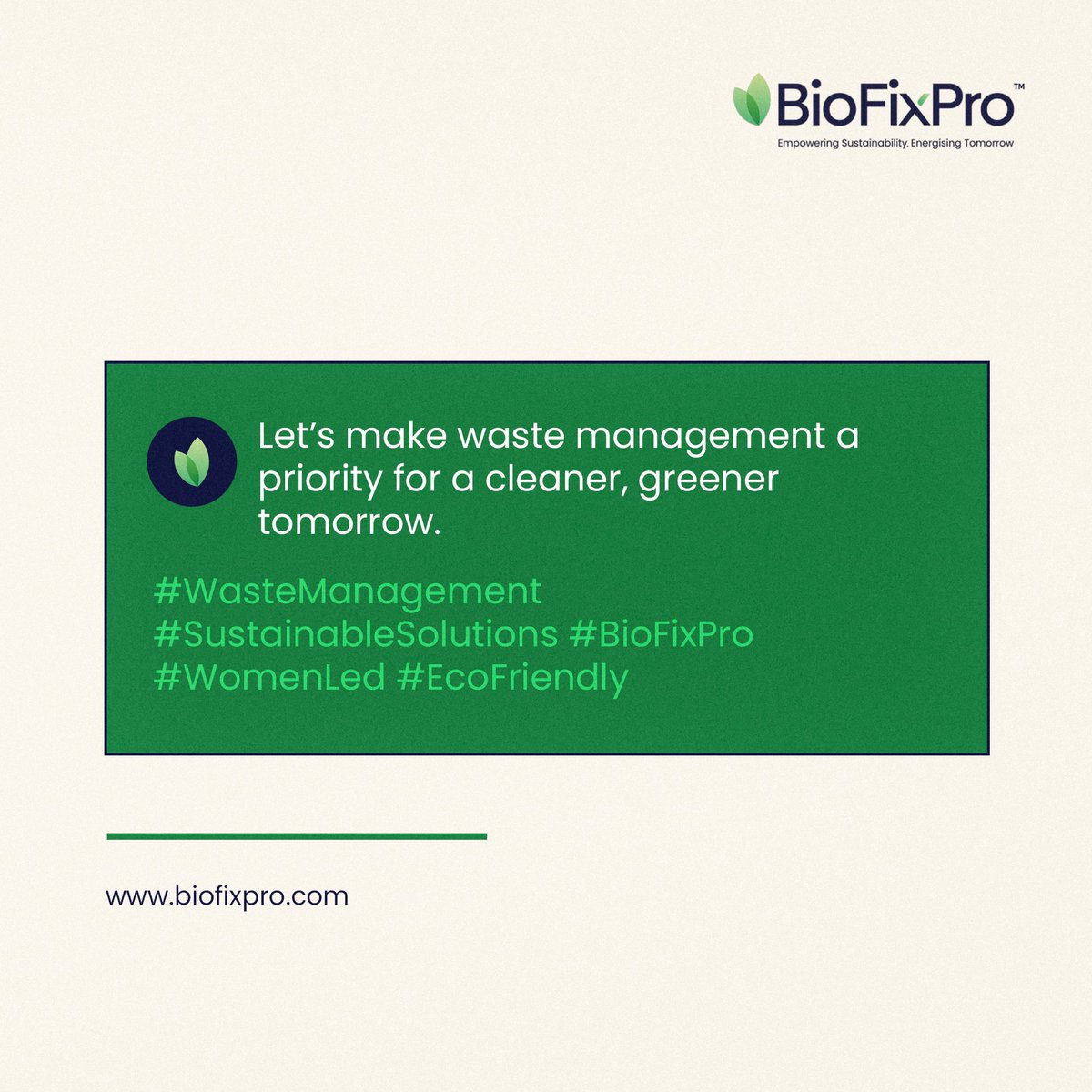BioFixPro's tweet image. Every time you trash it right, you&apos;re doing the planet a solid. Waste less, live more—because managing waste means managing our future.
Let’s turn every toss into a win for our beloved Pune city! 🌆
#BioFixPro #WasteManagement #CleanPune #EcoFriendly #EcoInnovation